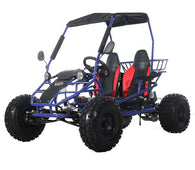 Free shipping! X-PRO Rover 125cc Go Kart with 3-Speed Semi-Automatic Transmission w/Reverse, LED Headlights, Big 19"/18" Wheels!