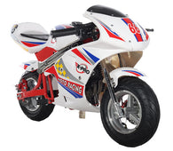 Free Shipping! X-PRO Blast 40cc Pocket Bike with Chain Transmission, Pull start! Disc Brake! 22 mile/h Max Speed!