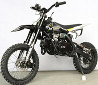 Free Shipping! X-PRO Storm 125cc Dirt Bike with 4-speed Semi-Automatic Transmission, Kick Start! Big 14in/12in Tires! Zongshen Brand Engine!