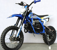 Free Shipping! X-PRO Storm 125cc Dirt Bike with 4-speed Semi-Automatic Transmission, Kick Start! Big 14in/12in Tires! Zongshen Brand Engine!