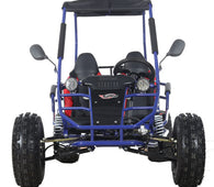 Free shipping! X-PRO Rover 125cc Go Kart with 3-Speed Semi-Automatic Transmission w/Reverse, LED Headlights, Big 19"/18" Wheels!