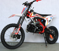 Free Shipping! X-PRO Hawk 125cc Dirt Bike with 4-speed Semi-Automatic Transmission! Kick Start, Big 17in/14in Tires! Zongshen Brand Engine!