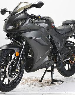 Free Shipping! X-PRO 125cc Ninja Motorcycle with Manual Transmission, Electric Start! 17" Wheels! Assembled In Crate!