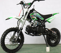 Free Shipping! X-PRO Bolt 125cc Dirt Bike with 4-speed Semi-Automatic Transmission, Kick Start! 14"/12" Tires! Zongshen Brand Engine!