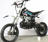 Free Shipping! X-PRO Bolt 125cc Dirt Bike with 4-speed Manual Transmission, Kick Start! Big 14"/12" Tires! Zongshen Brand Engine!