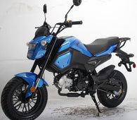 Free shipping! X-PRO 125cc Vader Motorcycle with Manual Transmission, Electric Start! Dual Headlights! Big 12" Wheels! Fully Assembled In Crate!
