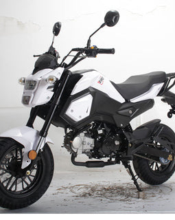 Free shipping! X-PRO 125cc Vader Motorcycle with Manual Transmission, Electric Start! Dual Headlights! Big 12" Wheels! Fully Assembled In Crate!