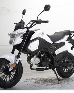 Free shipping! X-PRO 125cc Vader Motorcycle with Manual Transmission, Electric Start! Dual Headlights! Big 12" Wheels!