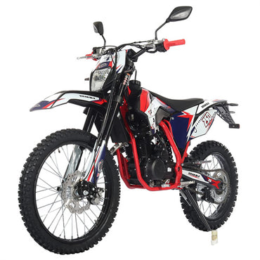 Free Shipping! X-PRO Titan 250 DLX 250cc Dirt Bike with All Lights and 5-Speed Manual Transmission,  Electric/Kick Start! Big 21"/18" Wheels! Zongshen Brand Engine!