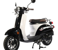 Free Shipping! X-PRO Milan 50 50cc Moped Scooter with 10" Wheels, Electric/Kick Start, Large Headlight! Assembled In Crate!