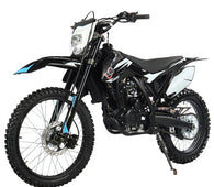 Free Shipping! X-PRO Titan 250cc Dirt Bike with LED Headlight, 5-Speed Manual Transmission, Electric/Kick Start! Big 21"/18" Wheels! Zongshen Brand Engine!