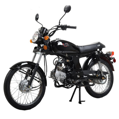 Free Shipping! X-PRO 125cc Cafe Cruiser Racer Gas Bike Bicycle Style Motorcycle with Manual Transmission, Electric/Kick Start! Big 17