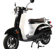 Free Shipping! X-PRO Milan 50 50cc Moped Scooter with 10in Wheels, Electric/Kick Start, Large Headlight!