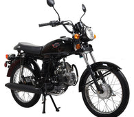 Free Shipping! X-PRO 125cc Cafe Cruiser Racer Gas Bike Bicycle Style Motorcycle with Manual Transmission, Electric/Kick Start! Big 17" Wheels!