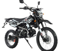 Free Shipping! X-PRO Hawk 125cc Dirt Bike with All Lights and 4-speed Manual Transmission! Electric/Kick Start, Big 19"/16" Tires! Zongshen Brand Engine!